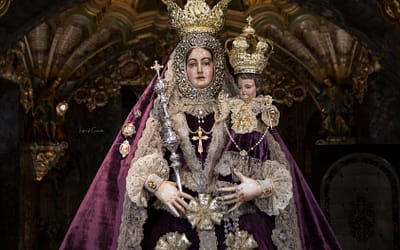 La Virgen de Araceli se viste para Cuaresma