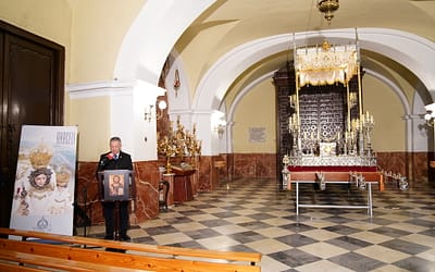 La Real Archicofradía recupera el trono Neogótico para los traslados de la Virgen de Araceli